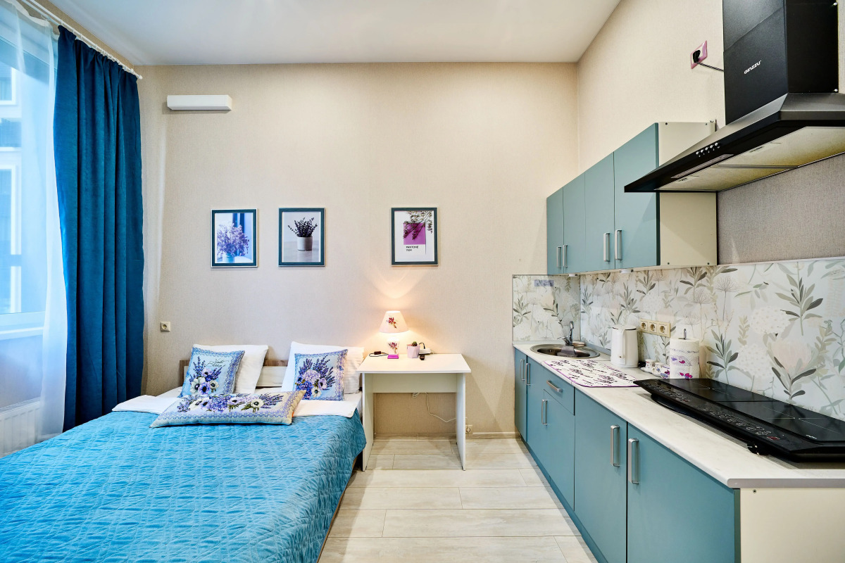 Апартаменты GOSTIO студия рядом с Микрохирургией глаза Федорова