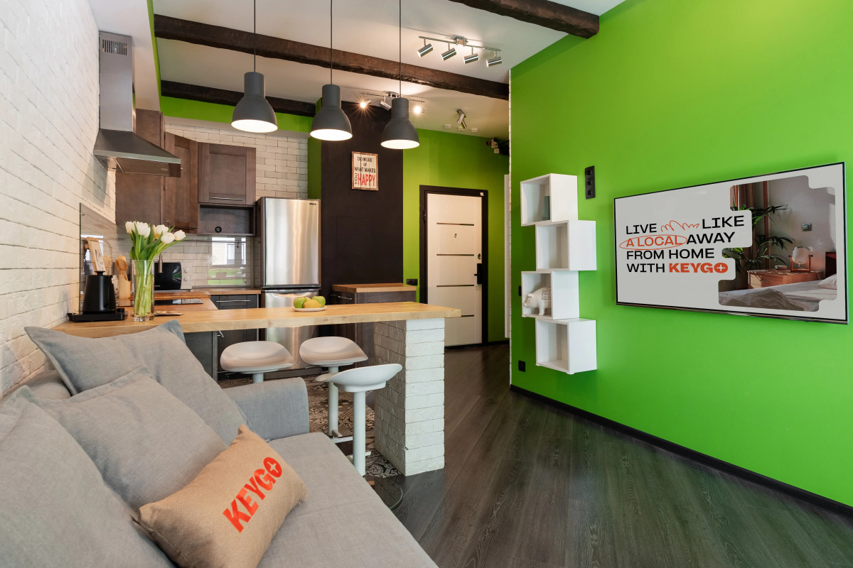 Апартаменты KeyGo 1003 рядом с метро Водный Стадион