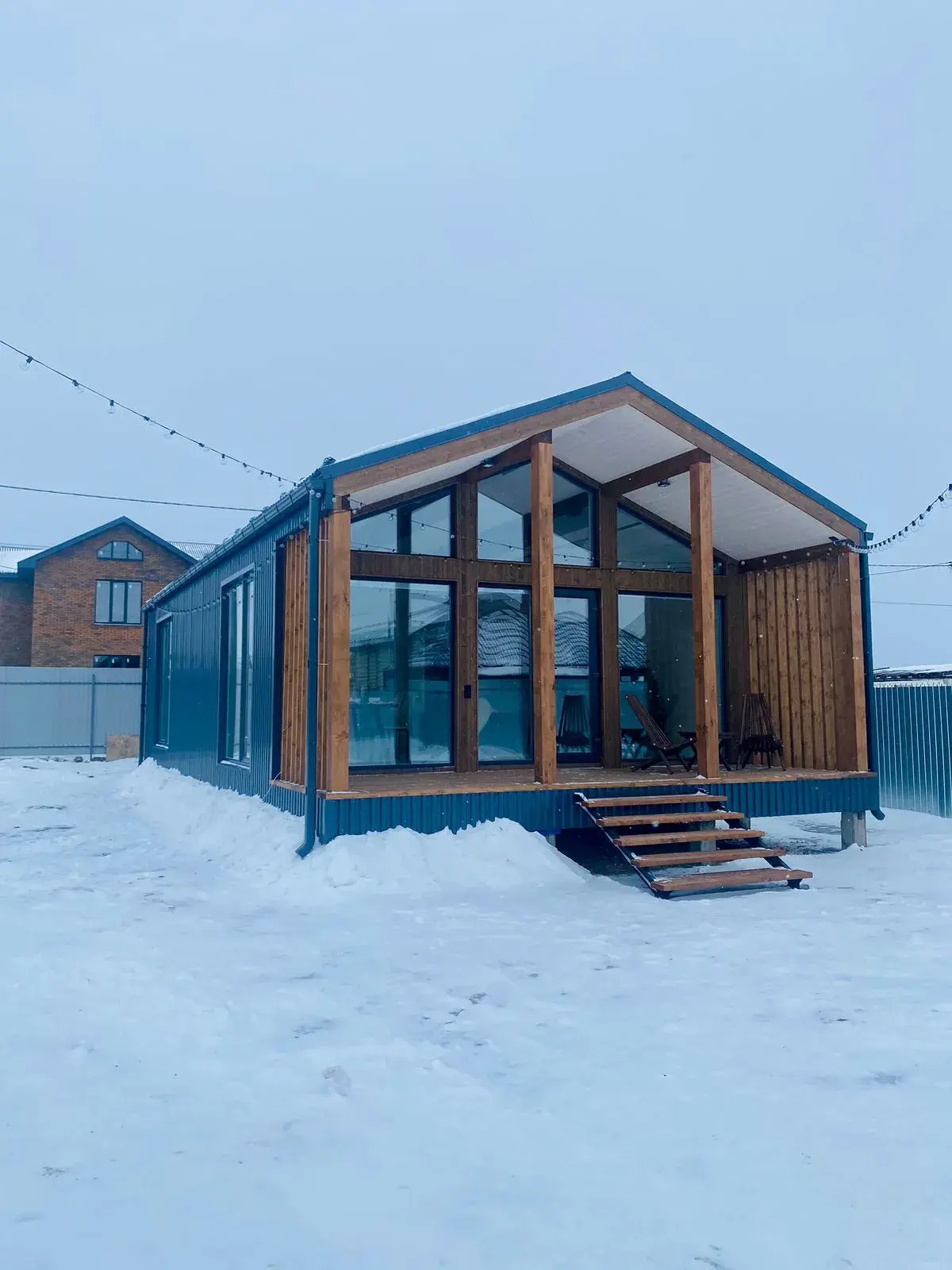 Частный дом Барн-хаус с сауной и чаном