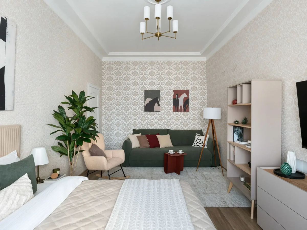 Квартира GM Apartments Легендарная Двушка на Тверской у Садово-Триумфального Сквера