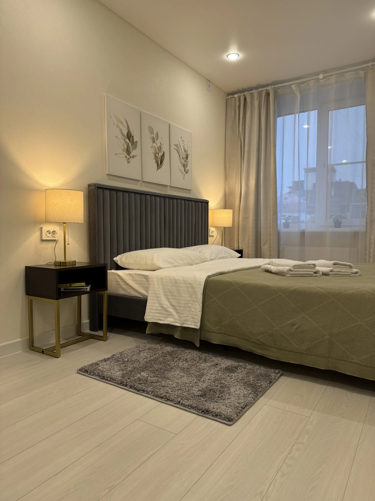 Квартира Новая Дизайнерская на Центральной Улице Города