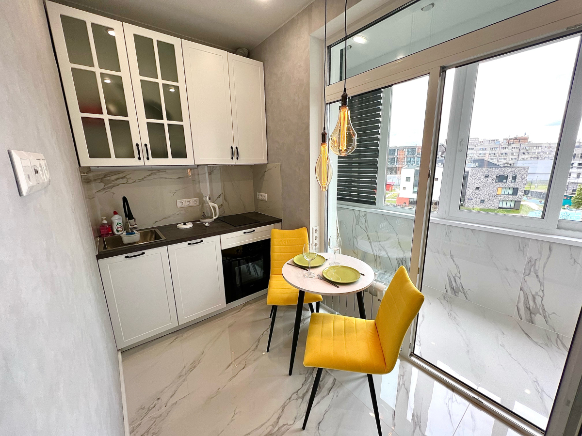 Квартира Уютная с большим балконом в новом ЖК Символ