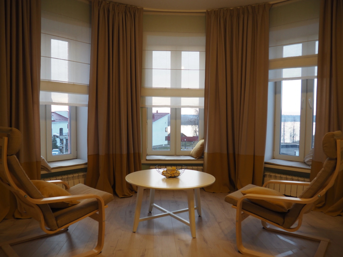 Апартаменты в центре с видом на Волгу