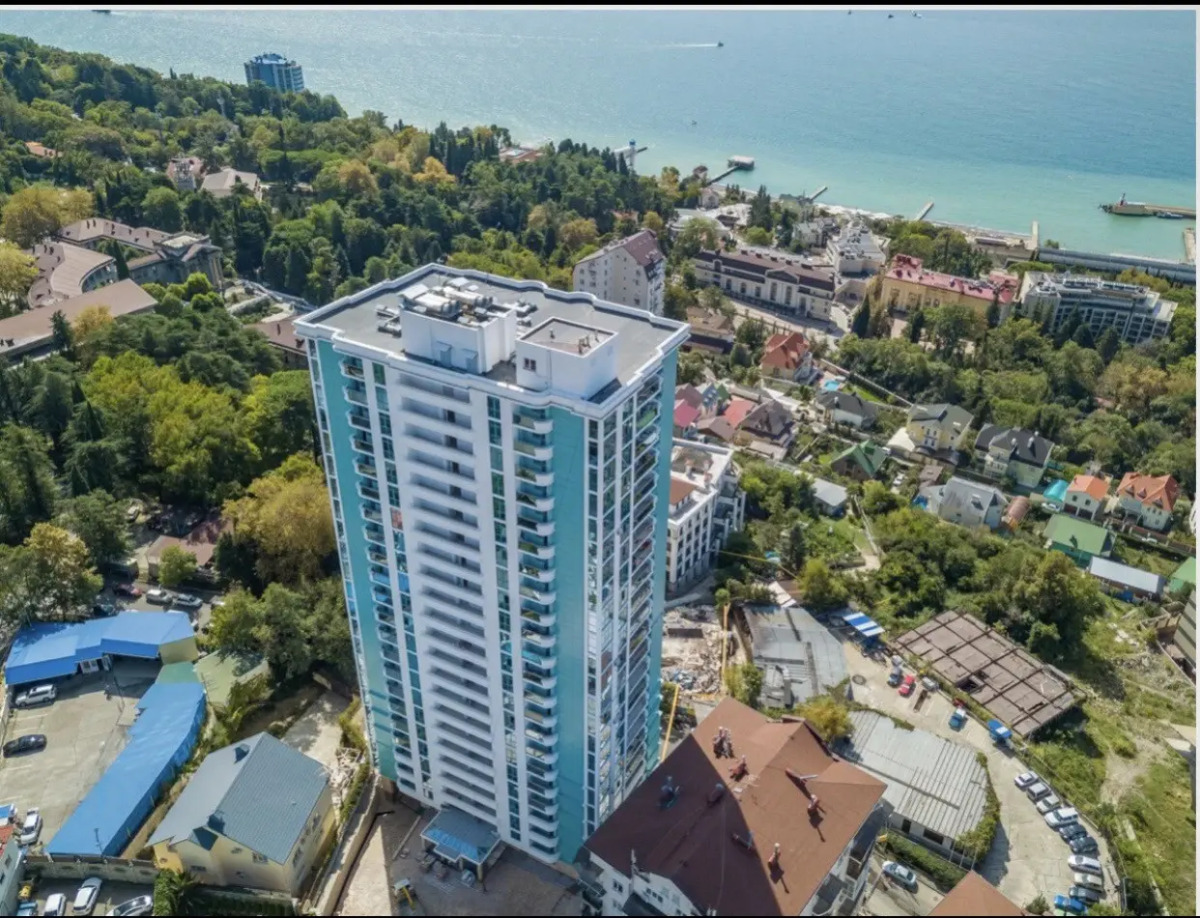 Квартира СТУДИЯ У САМОГО МОРЯ в элитном ЖК Белый Дворец  до моря пешком 10 мин