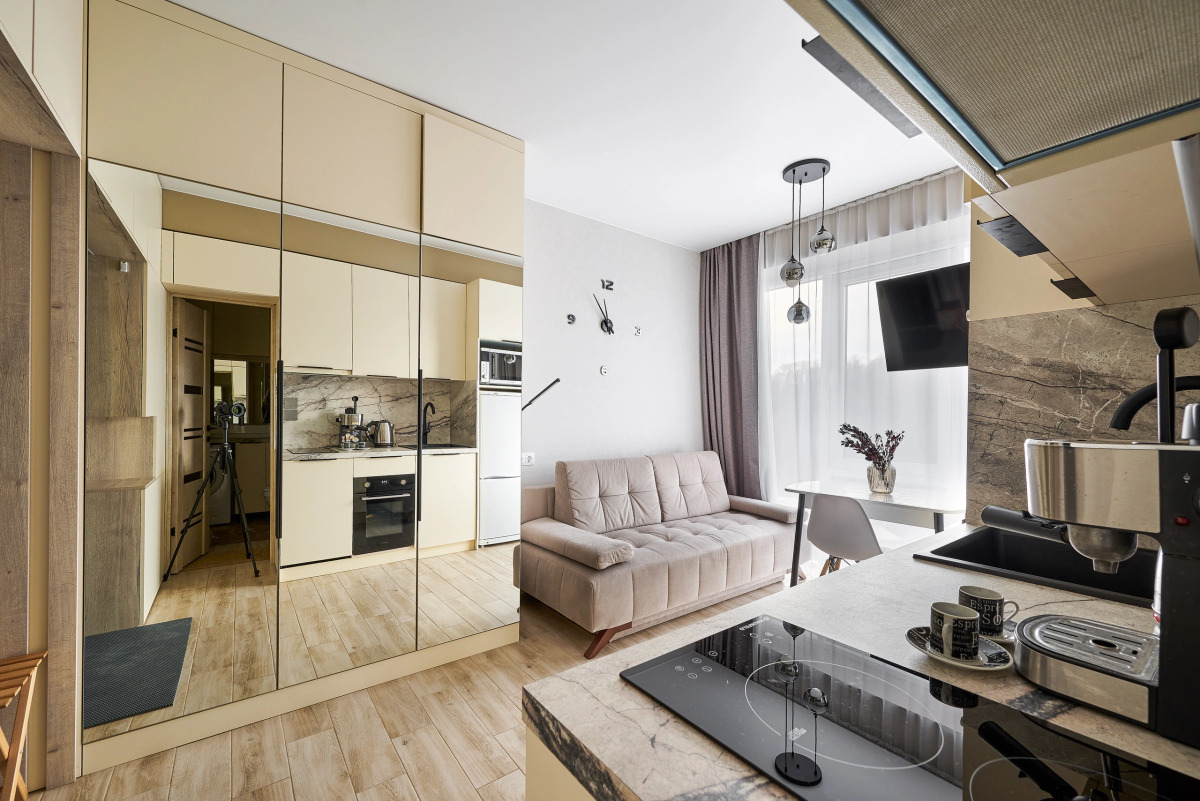 Квартира в Хосте с Отдельной Спальней и Видом на Море