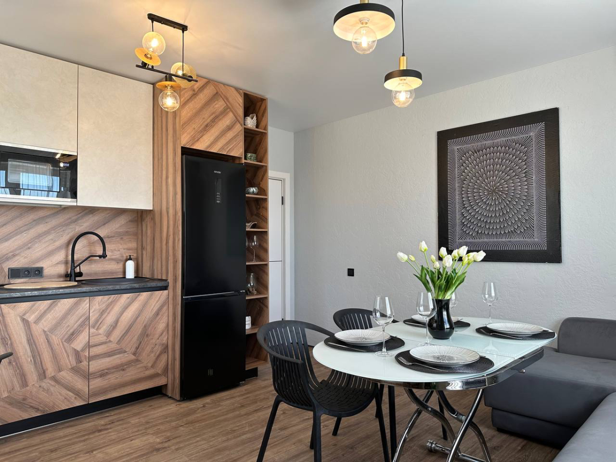 Апартаменты ДзенХоум в стиле оп-арт 105