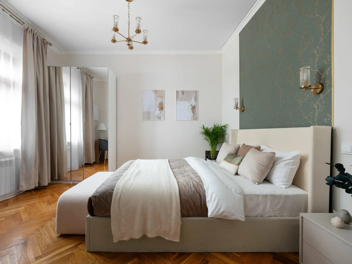 Квартира GM Apartments Новая и тихая Трехкомнатная на Тверской