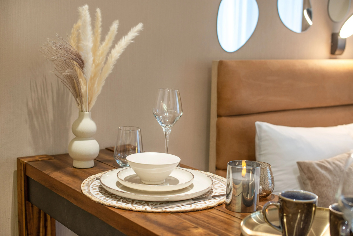 Квартира Vintage Haven Studio - Bohemian Style in Alliance Palace