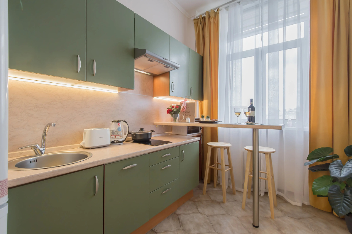 Квартира GM Apartments Стильная Трехкомнатная на Бульварном кольце