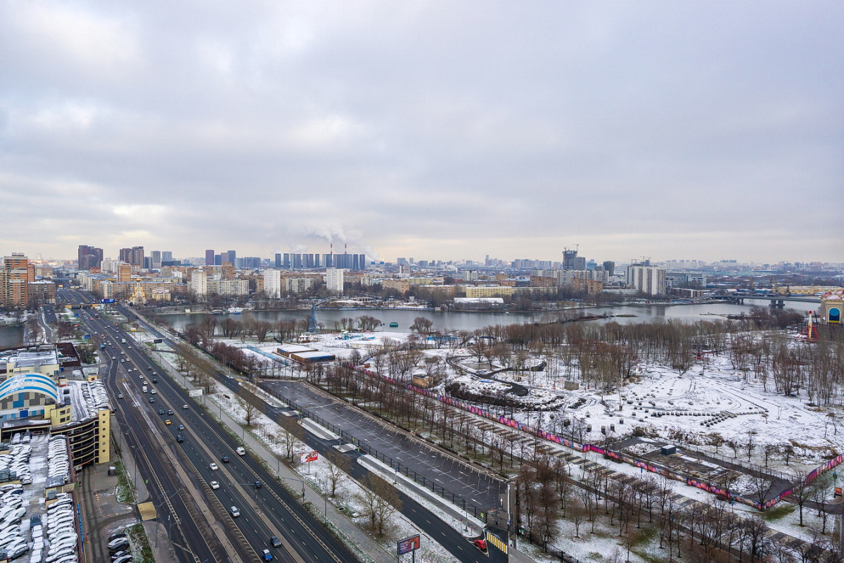 Апартаменты Бизнес-студия с видом на Москва-реку