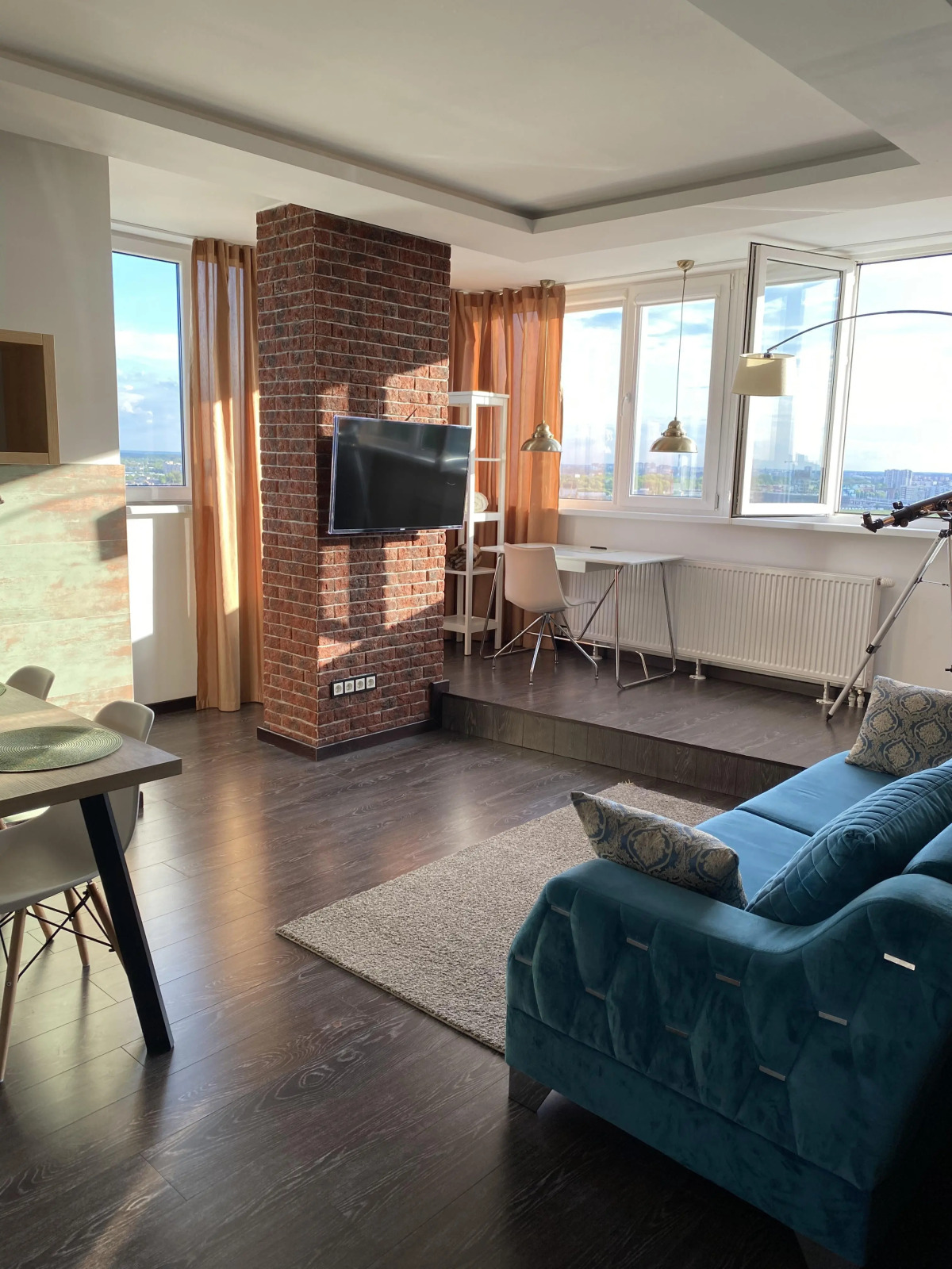 Квартира с панорамным видом на город