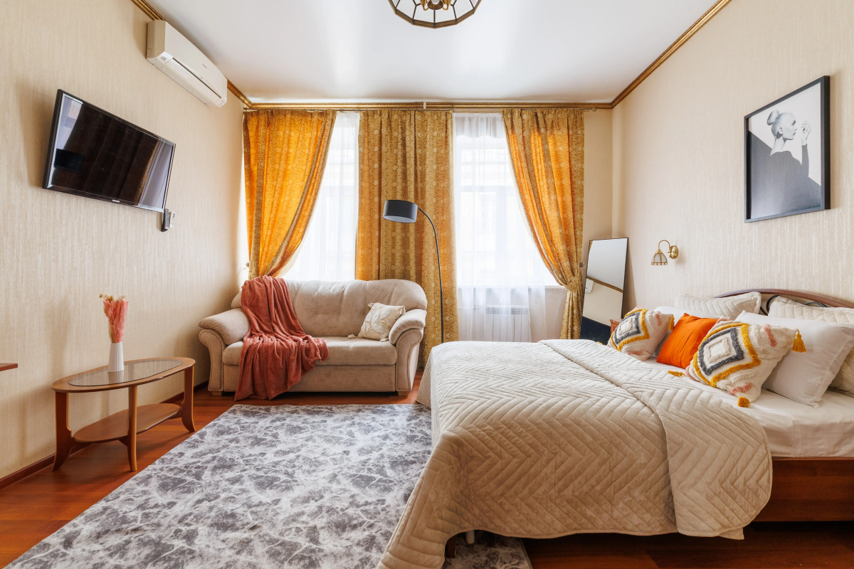 Апартаменты 2 спальни у Казанского собора 8 гостей