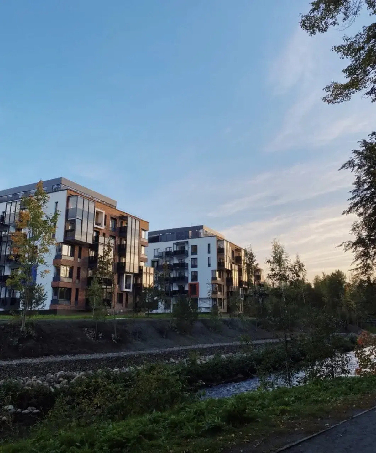 квартира премиум-класса в стиле "эко" с видом на парк и речку