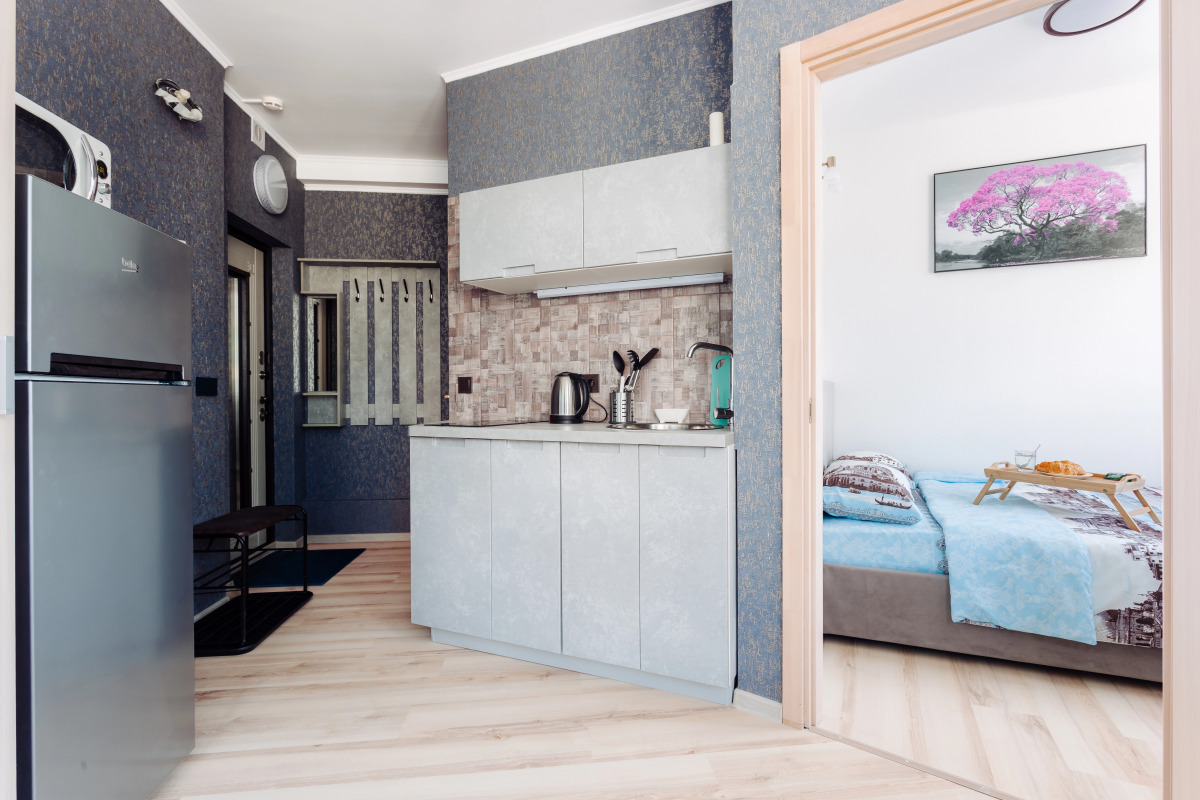 Апартаменты UyutnoEKB ЖК Артек 6 этаж с спальней