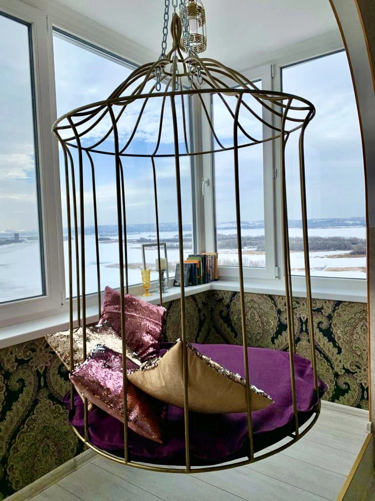 Квартира Трёхкомнатная-люкс на 23 этаже с видом на Волгу