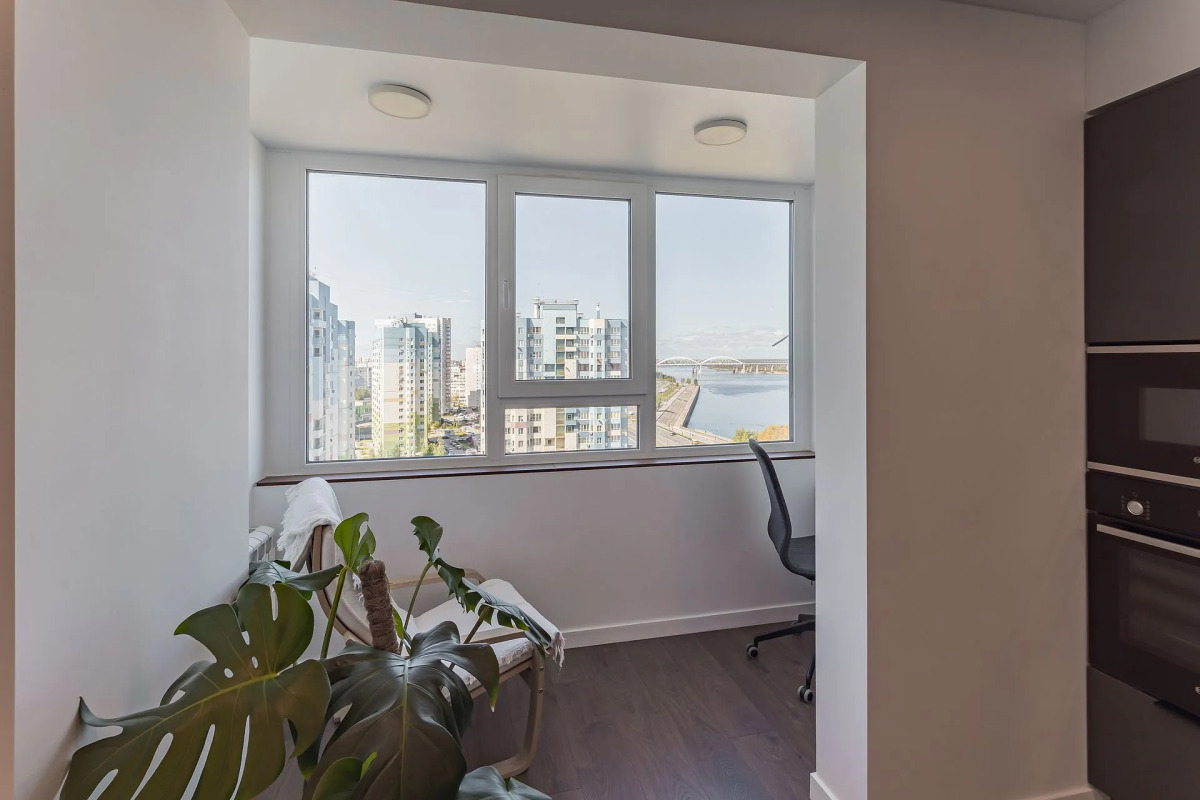 Квартира с панорамным видом на Волгу