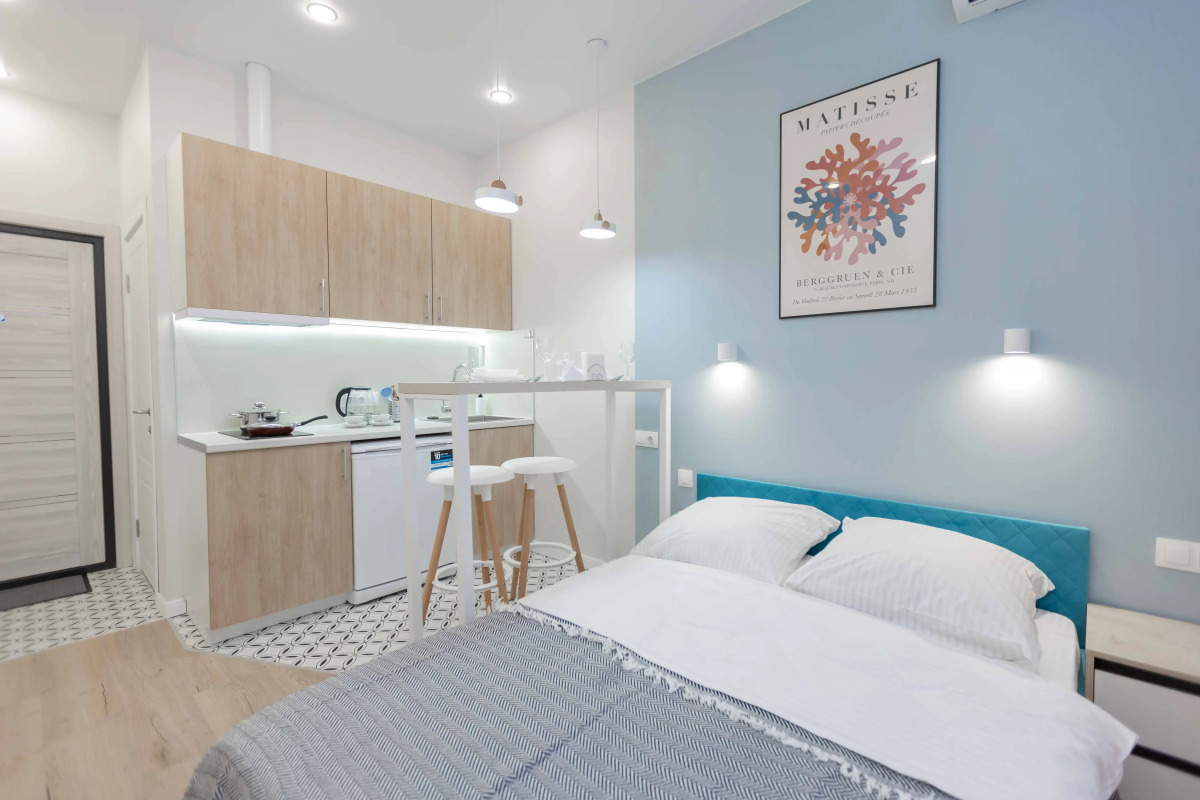 Апартаменты Уютная Студия на Летчика Грицевца 14а