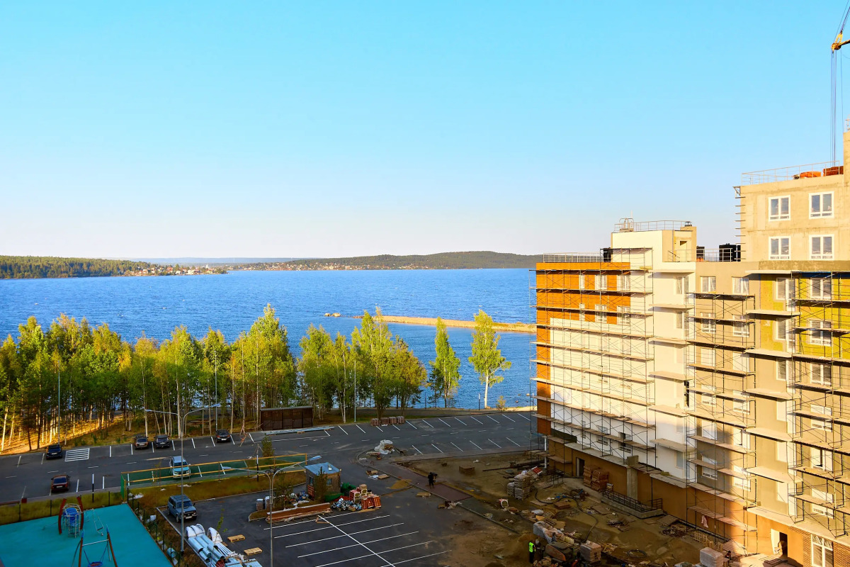 Квартира в новом доме у озера (ап. Нордикхаус 7)