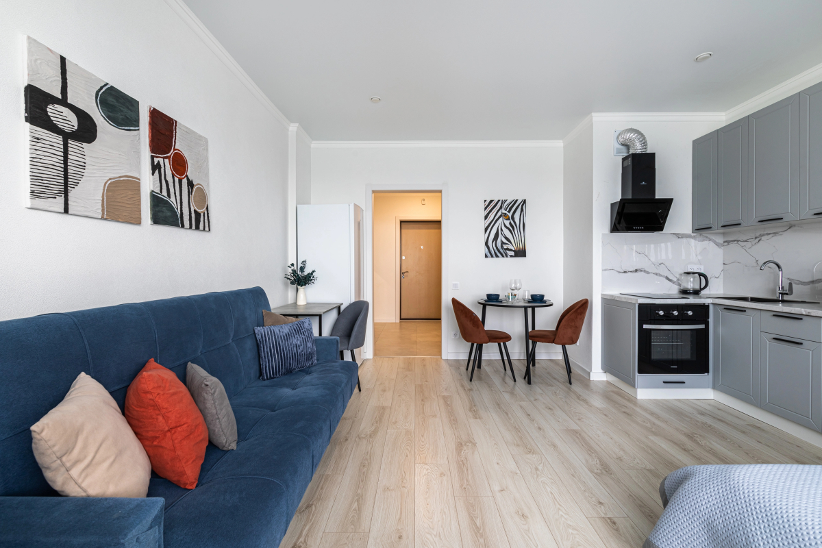 Квартира Green-4-уютная Студия в Центре