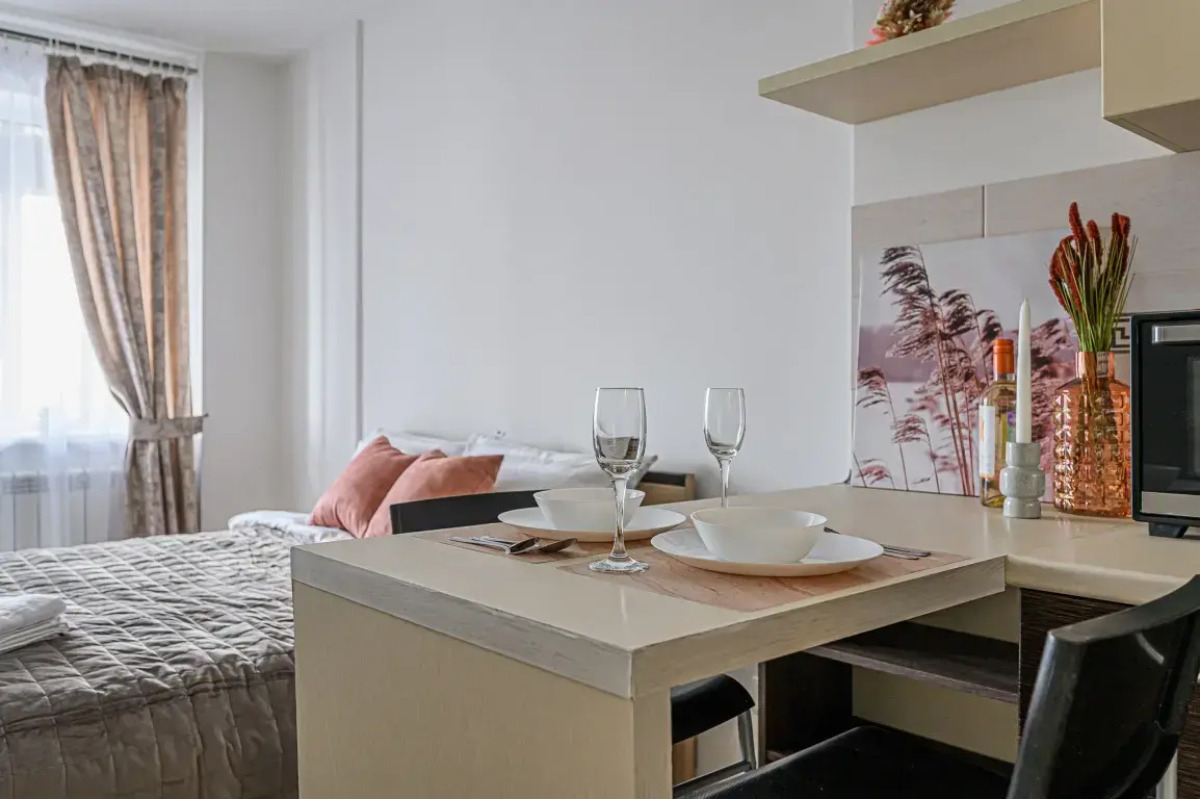 Апартаменты для 2 гостей на Покатной 130/1 на 15 этаже