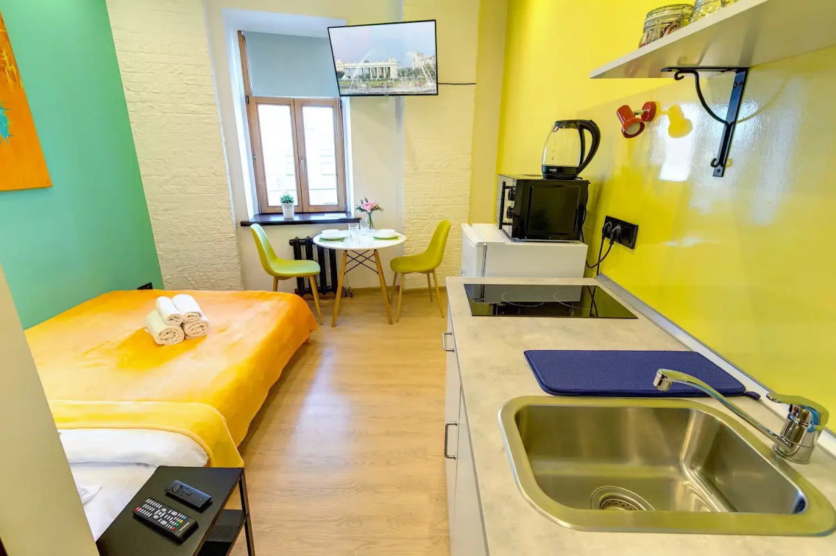 Квартира Студия Мини с видом на Арбат Axis.Moscow Arbat