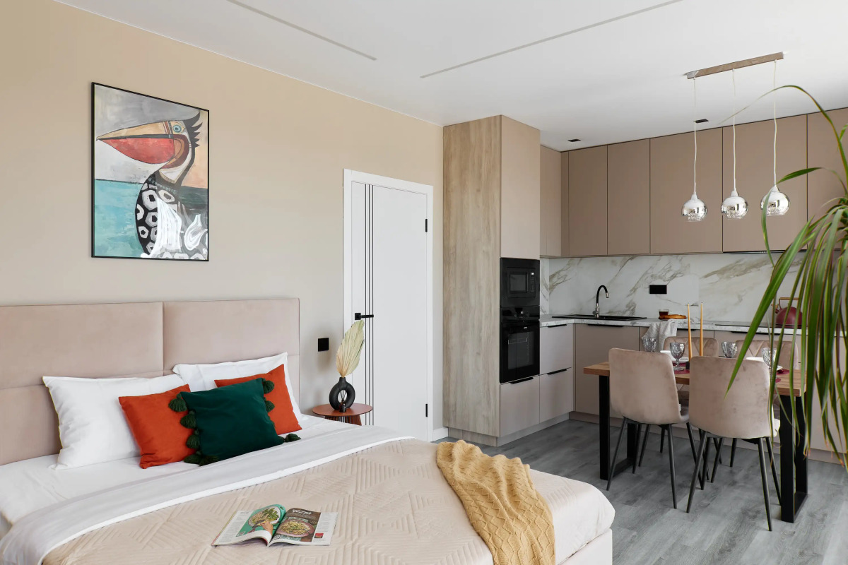 Апартаменты Комфорт-класса сети VIZIT с панорамным видом на город