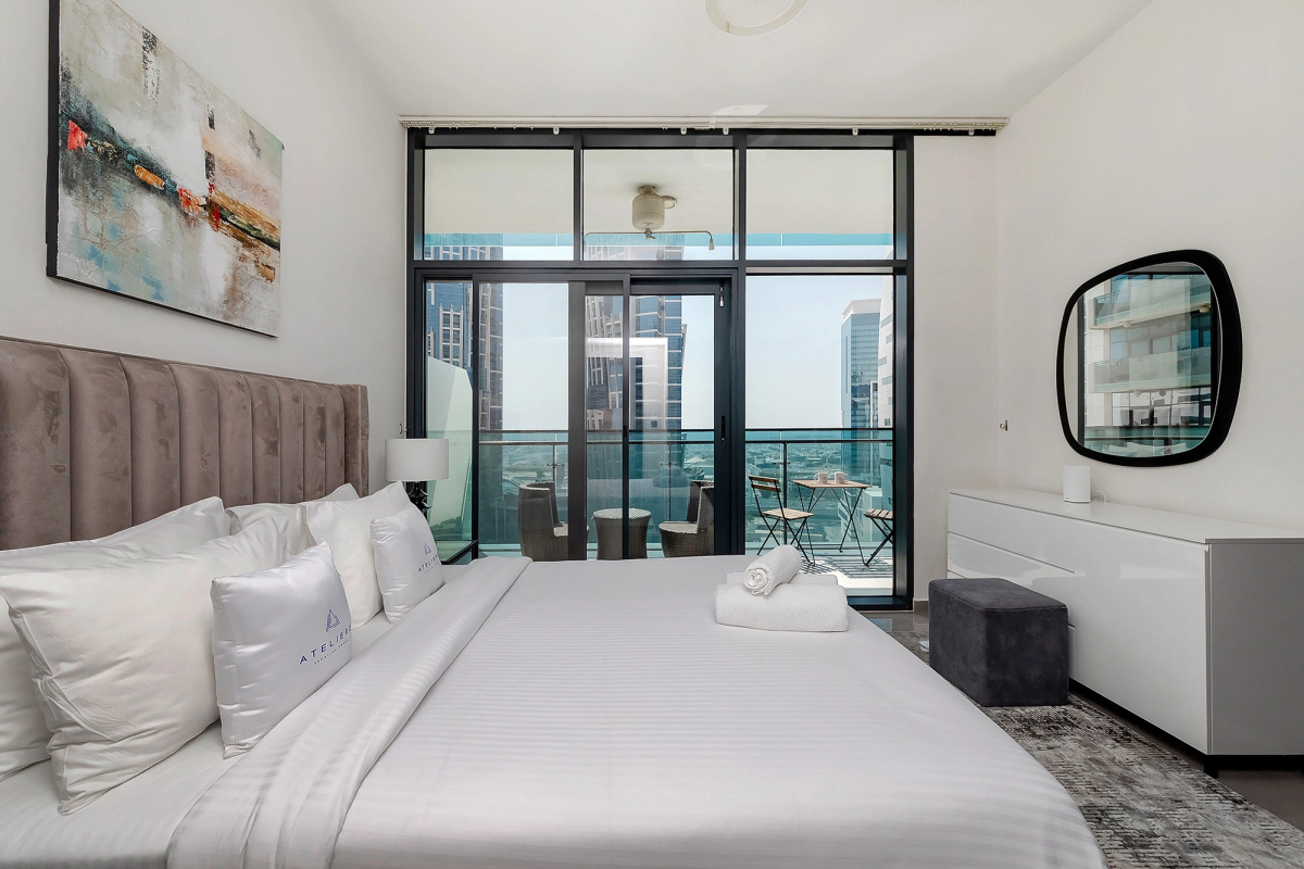 Апартаменты Stylish 1BR at Damac Merano Tower with Great View