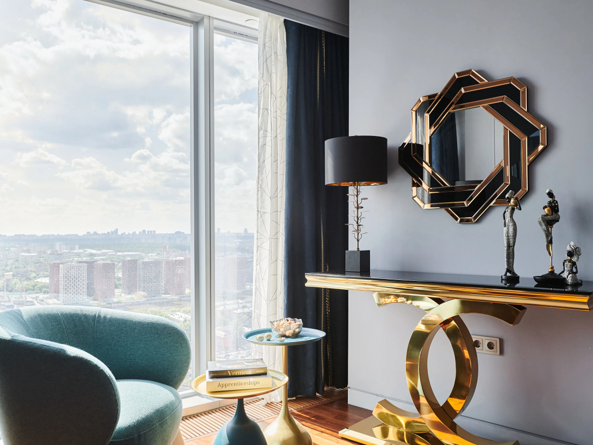 Квартира GM Apartments Шикарная Двушка в Москва Сити в Башне Око