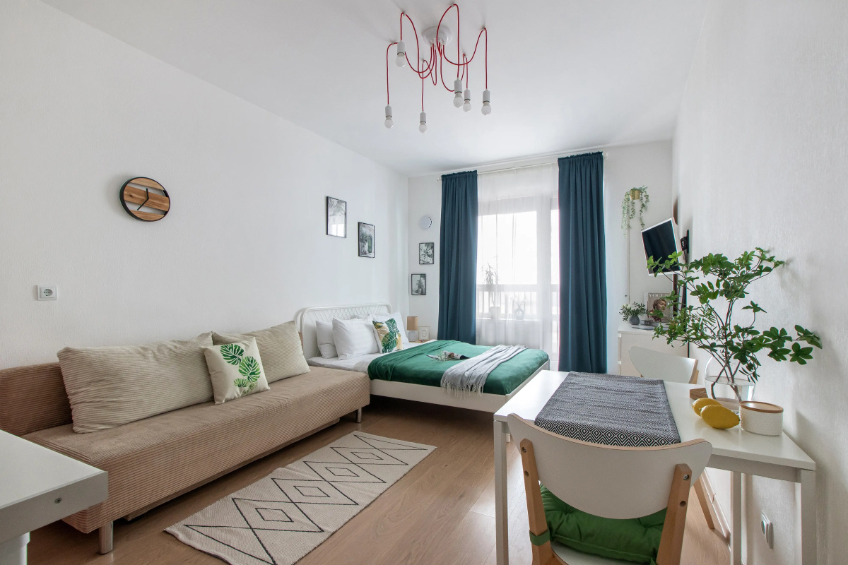 Квартира с балконом Piter Apartments у Московского проспекта