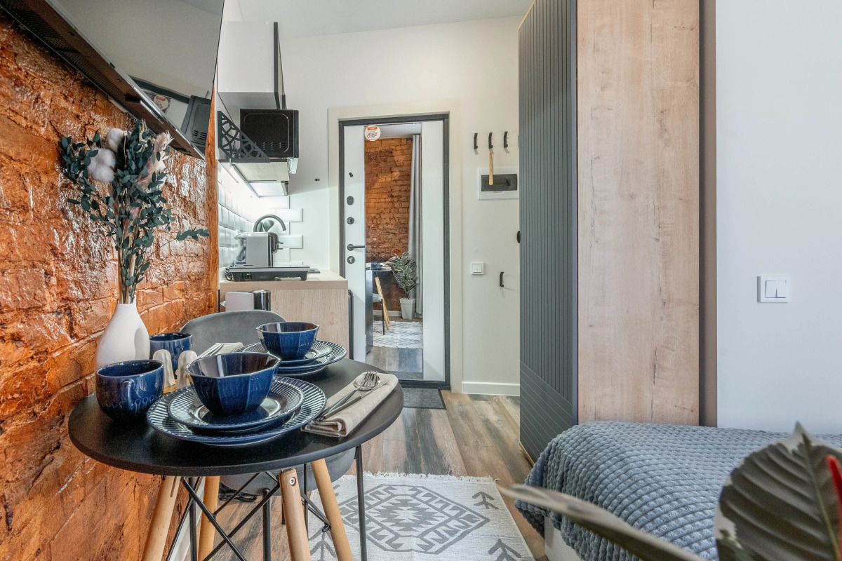 Квартира Уютная студия в 5 минутах от Казанского собора