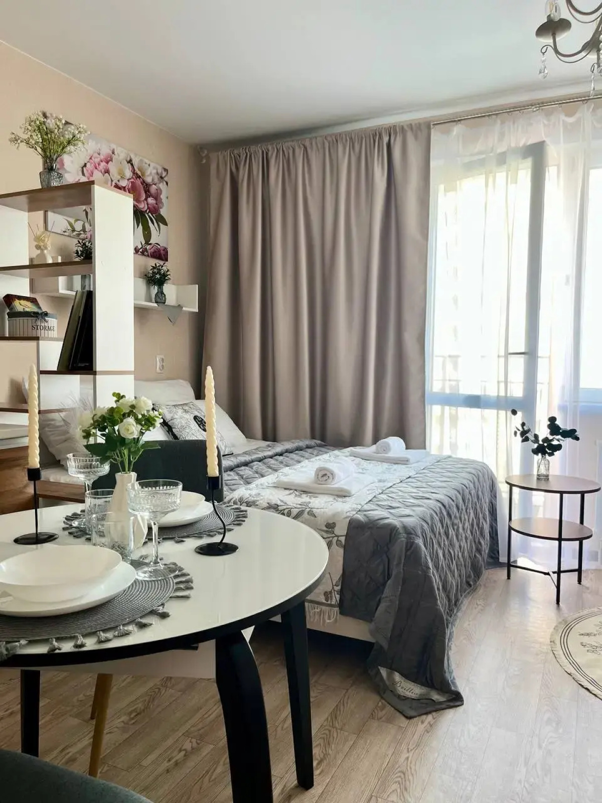 Квартира Уютная студия в 5 минутах от ТРЦ Планета