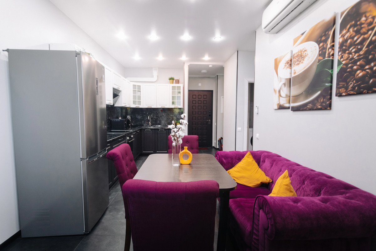 Апартаменты Lalapart Strawberry с дизайнерским ремонтом у метро Дмитровская