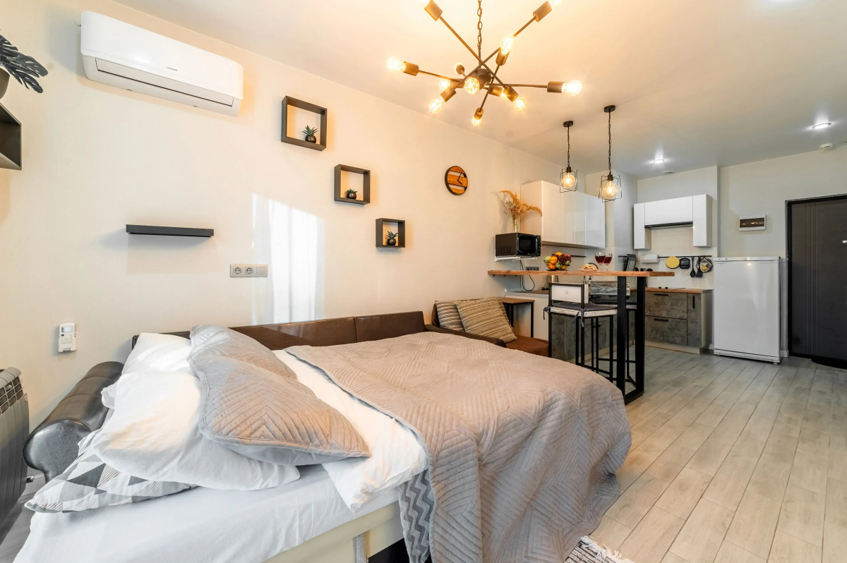 Апартаменты Sun city apartments ЖК Сокол с балконом