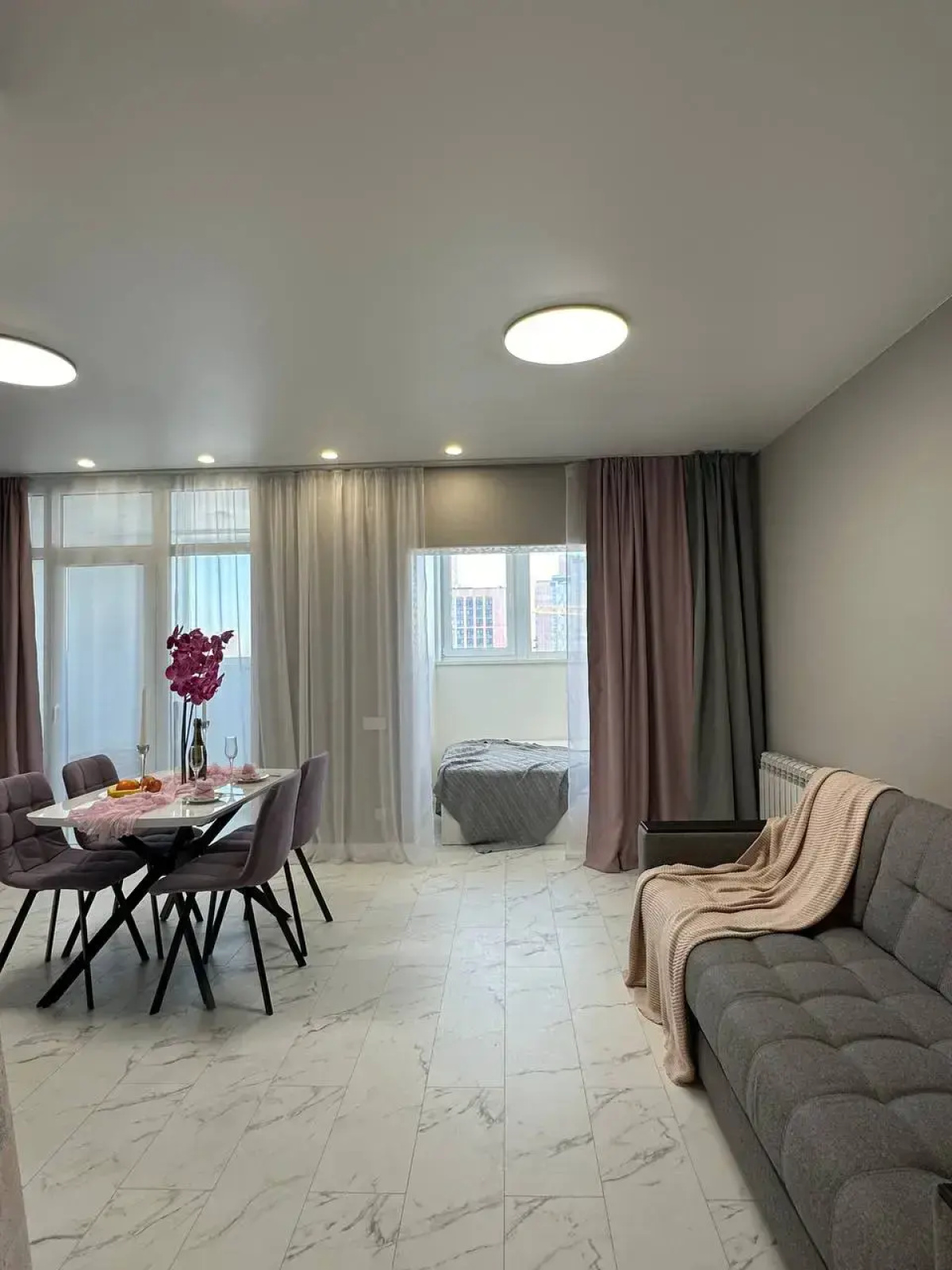 Квартира Просторная в Центре Уфы, 55 м2