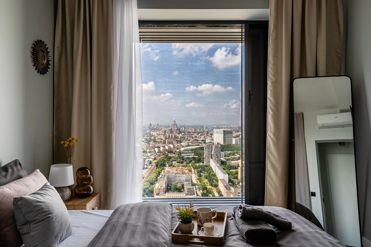 Квартира Бизнес Класс на 52 Этаже с Потрясающим Видом на Москву