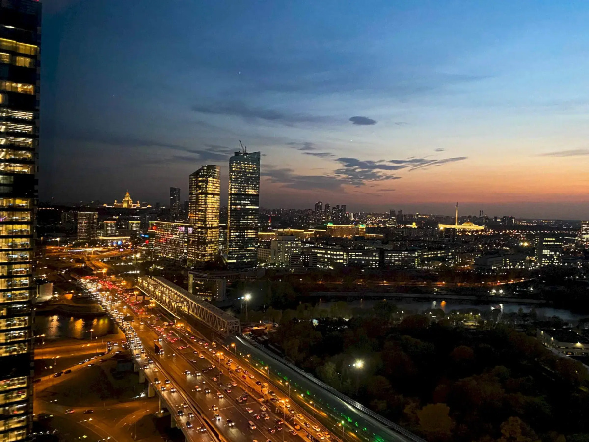 Апартаменты Москва Сити Lux с панорамной ванной 3 комнаты