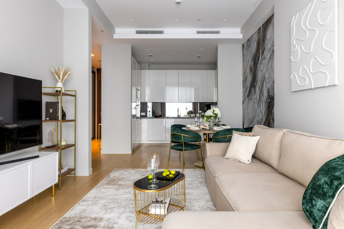 Квартира GM Apartments Суперсовременная Видовая Квартира в Neva Towers