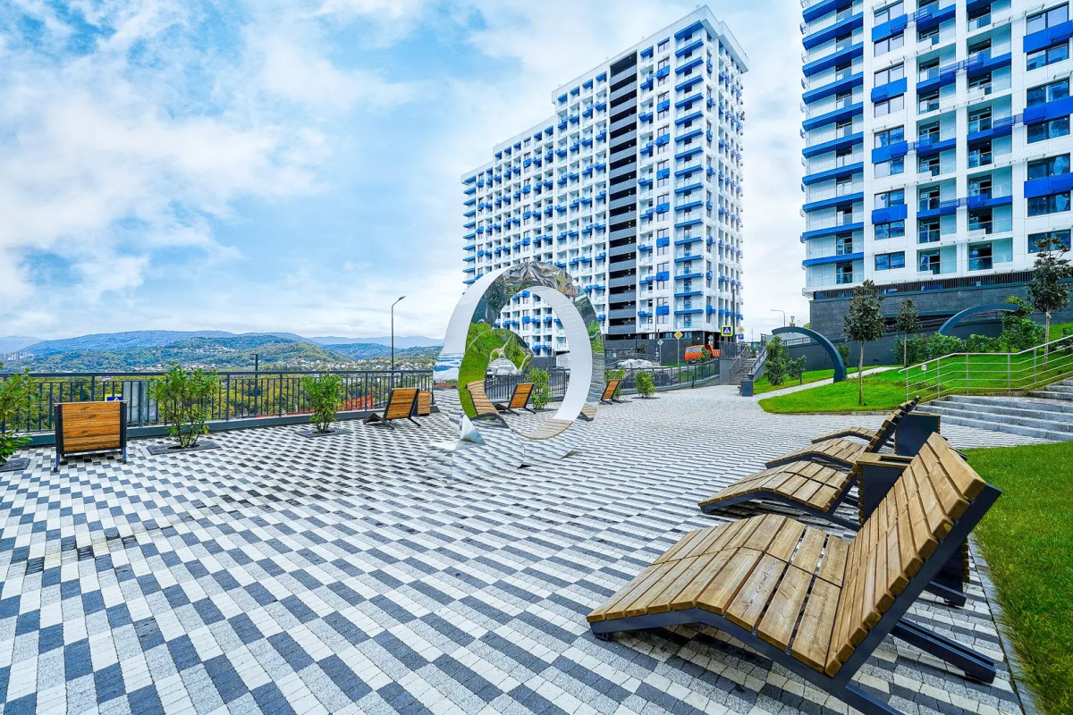 Квартира Студия с Балконом и Видом на Море