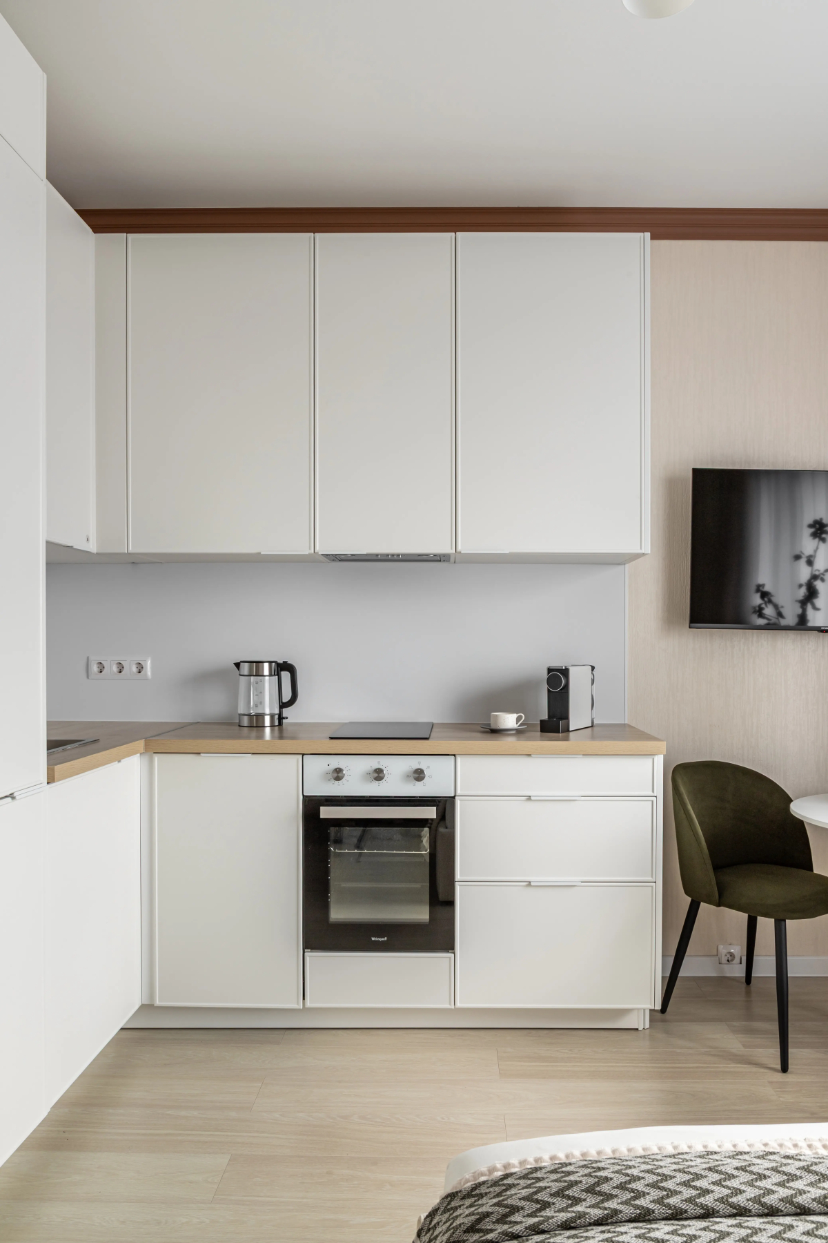 Квартира Moscow Deluxe Apartments Comfy Studio Berzarina