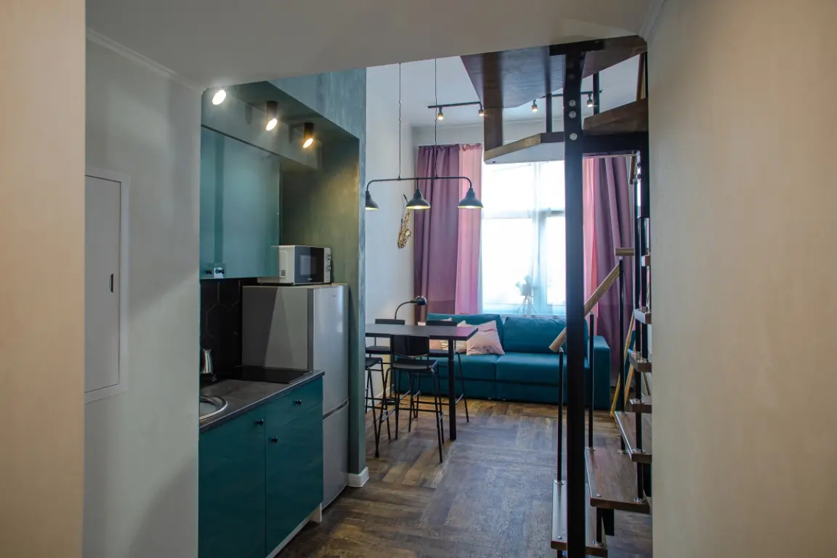 Двухуровневая Квартира Джаз ElenaSweetHome рядом с ТЦ Москва и Садовод