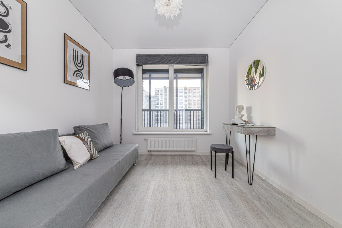 4flats MONOCHROME Квартира у набережной Невы в ЖК бизнес-класса