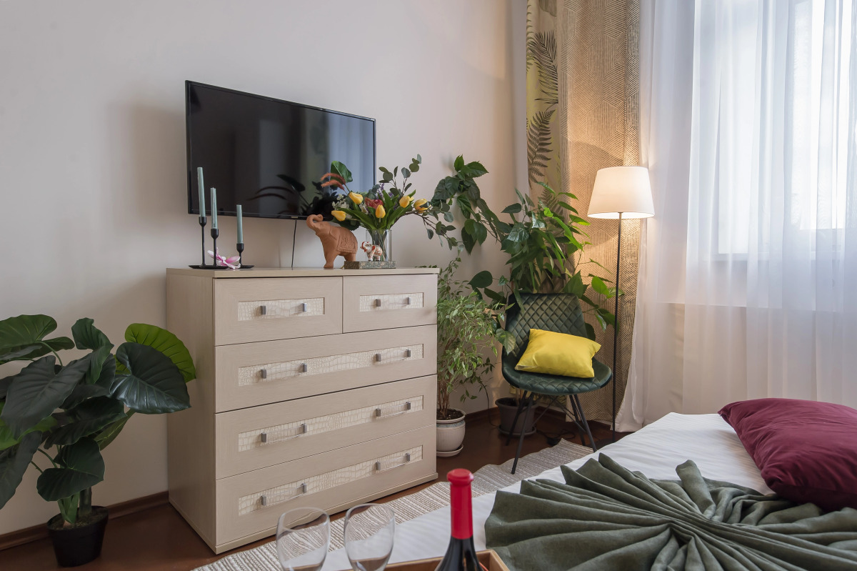 Квартира GM Apartments Стильная Трехкомнатная на Бульварном кольце