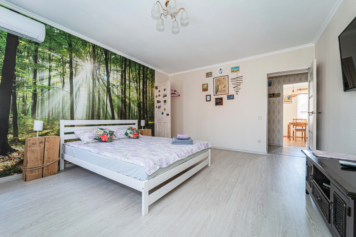 Апартаменты на пешеходной улице с 2-мя спальнями