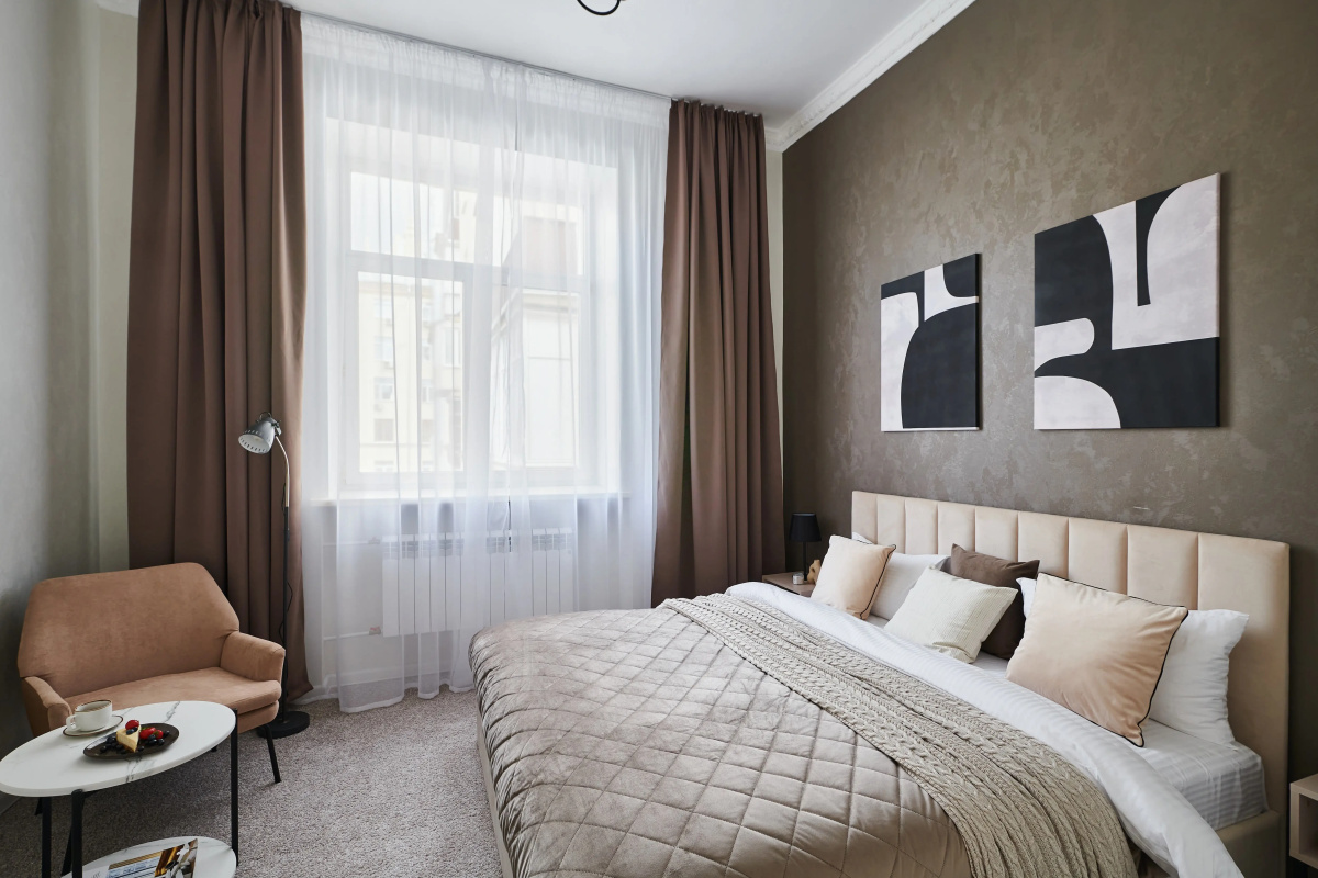 Квартира GM Apartments Тихая и уютная Трехкомнатная на Краснопресненской набережной