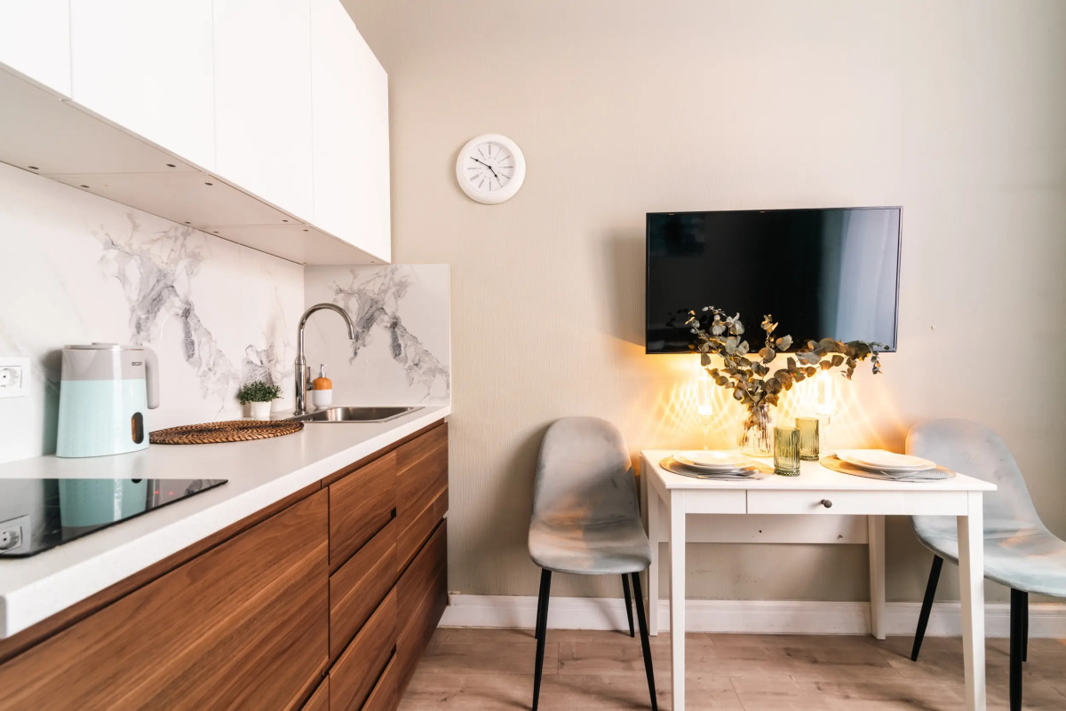 Апартаменты Студия Bon Voyage у метро Окружная