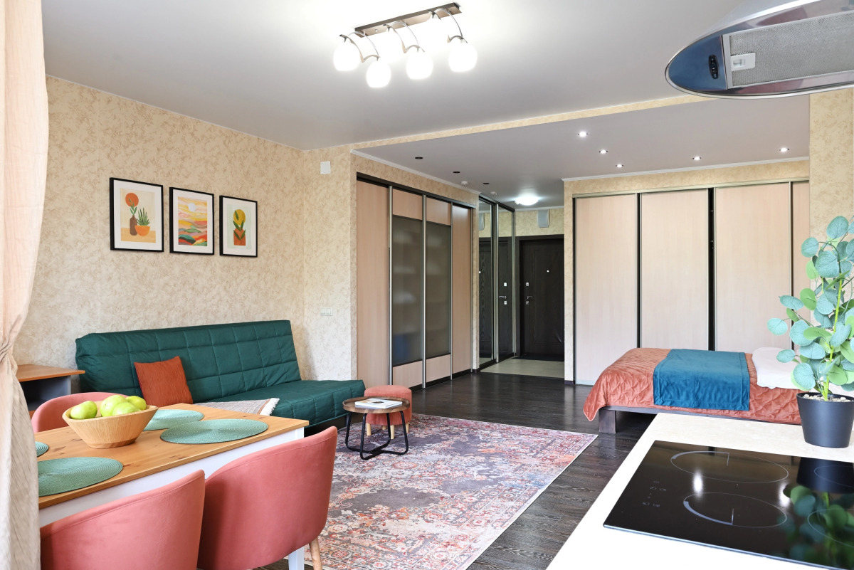 Апартаменты студия в центре ЖК Clover hose