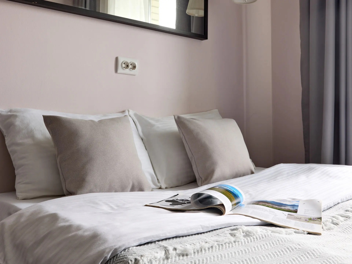 Квартира Студия Бирюза в 3 минутах пешком от метро Лесная