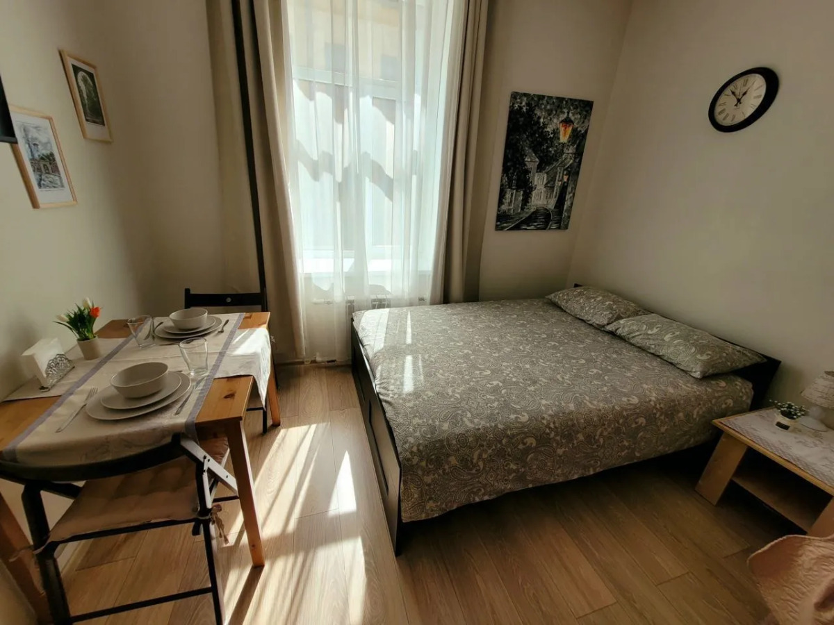 Квартира - студия в иcтoричeскoм цeнтре Санкт-Пeтеpбургa (4)