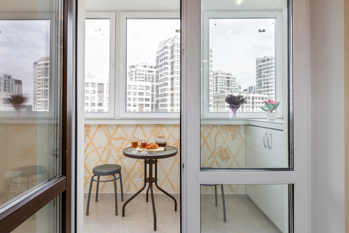 Апартаменты Модерн с просторной кухней