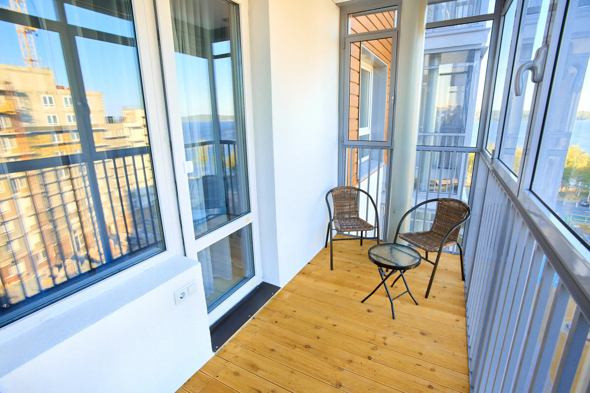 Квартира в новом доме у озера (ап. Нордикхаус 7)